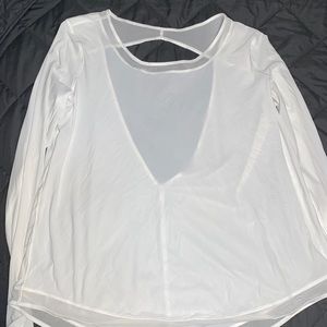 White Lululemon Top